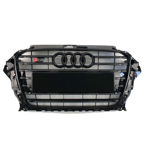 Audi S3 Frontstoßstange Kühlergrill für Audi A3 2013-2016 schwarz-A3