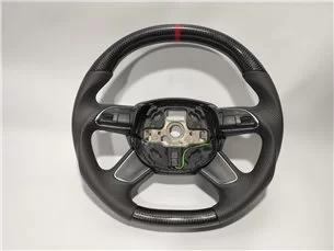 Audi A4 B8 Q5 Q7 Steering Wheel Carbon Leather-Audi 2