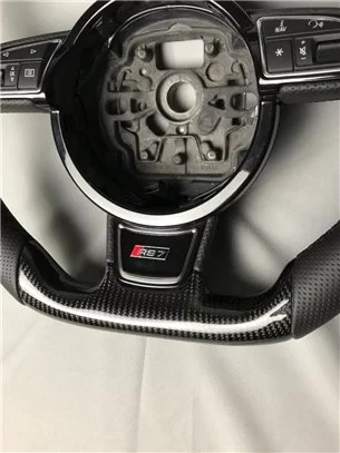 Audi A6 A7 A8 Lenkrad Carbon Leder-Audi 2