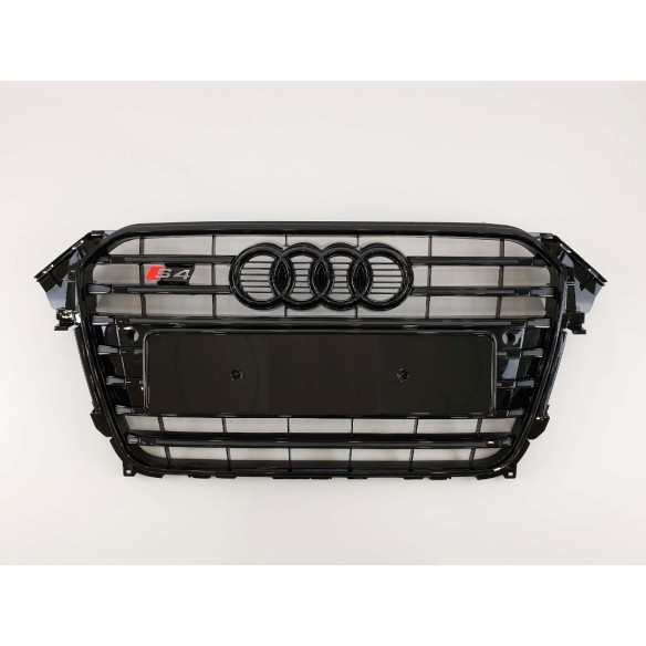 Audi S4 all BLACK front bumper radiator grille for Audi A4 2012-2015-A4