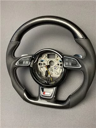 Audi S8 Lenkrad Carbon Leder-Audi 2