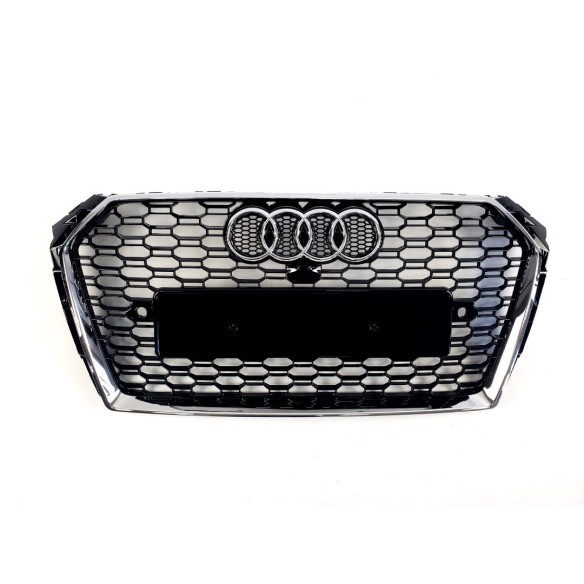 Audi RS4 front bumper radiator grille for Audi A4 2015-2019-A4