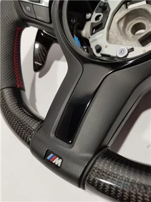 BMW F30 F20 X5 F15 X6 F16 Steering Wheel Carbon Leather-BMW 2