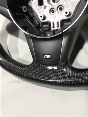 BMW E60 E63 E61 Steering Wheel Carbon Leather-BMW 2