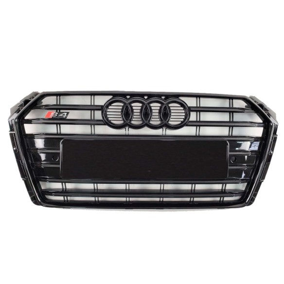 Audi S4 S-line ALL BLACK front bumper radiator grille for Audi A4 2015-2019-A4