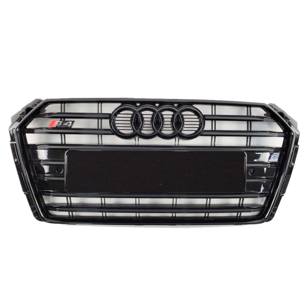 Audi S4 S-line ALL BLACK front bumper radiator grille for Audi A4 2015-2019-A4