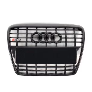 Audi S6 BLACK front bumper radiator grille for Audi A6 2008 - 2011-A6 2008-2011