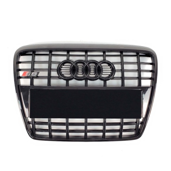 Audi S6 BLACK Frontstoßstange Kühlergrill für Audi A6 2008 - 2011-A6 2008-2011