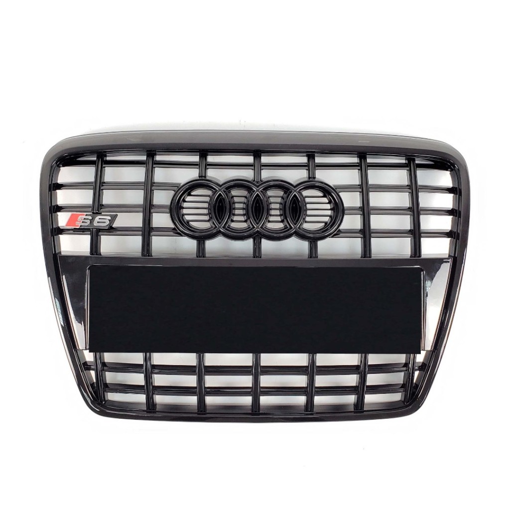 Audi S6 BLACK Frontstoßstange Kühlergrill für Audi A6 2008 - 2011-A6 2008-2011