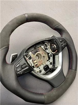 BMW F10 F01 Steering Wheel Alcantara Carbon-BMW 2