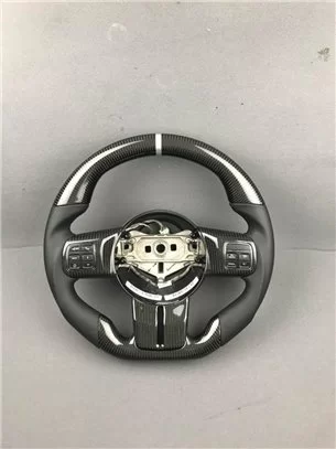 Jeep Steering Wheel Carbon Leather-Jeep 2