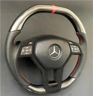Mercedes-Benz W204 W212 C E AMG W218 W207 W172 SLK SL Lenkrad Carbon Leder-Mercedes Benz 2