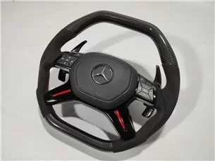 Mercedes-Benz ML W166 GL GLS GLE W292 G W463 W212 E Steering Wheel Carbon Alcantara-Mercedes Benz 2