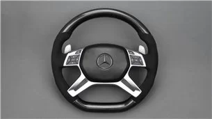 Mercedes-Benz ML W166 GL GLS GLE G W463 W212 E Lenkrad Carbon Alcantara-Mercedes Benz 2