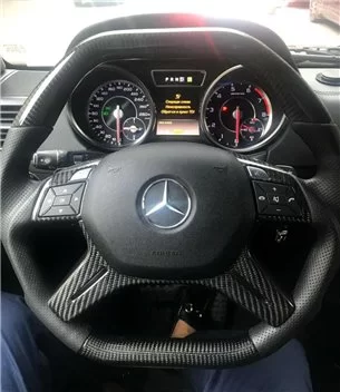 Mercedes-Benz W463 W166 X166 W212 Steering Wheel Carbon Leather-Mercedes Benz 2
