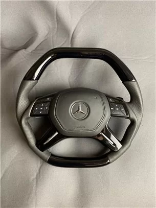 Mercedes-Benz W463 X166 W166 W212 Lenkrad Klavierlack schwarz Leder-Mercedes Benz 2