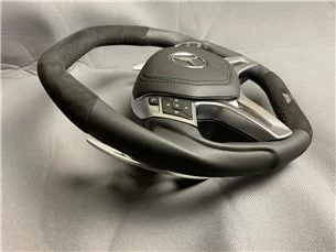 Mercedes-Benz W463 X166 W166 W212 Steering Wheel Leather Alcantara-Mercedes Benz 2