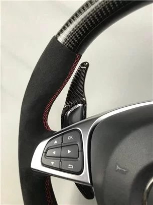AMG Mercedes-Benz W205 W213 C-Class E-Class original Steering Wheel Carbon Alcantara-Mercedes Benz 2