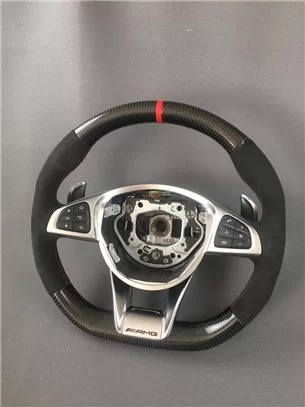 Carbon fiber AMG Steering Wheel for Mercedes-Benz W205 W213 C-Class E-Class-Mercedes Benz 2