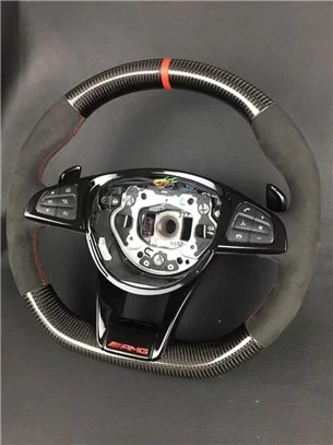 Carbon fiber AMG Steering Wheel for Mercedes-Benz W205 W213 E-Class C-Class-Mercedes Benz 2