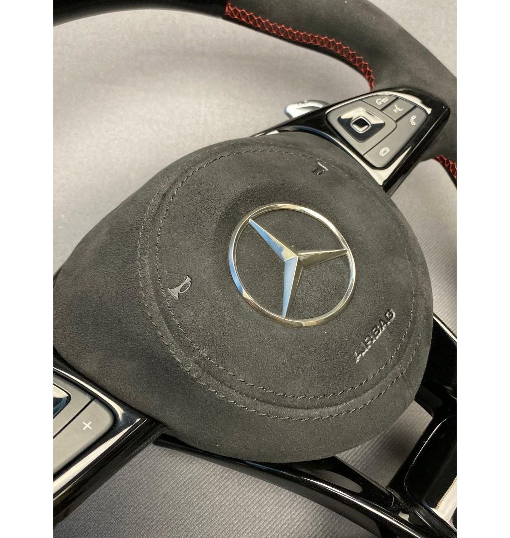 Carbon fiber AMG Steering Wheel for Mercedes-Benz E-Class C-Class W205 W213-Mercedes Benz
