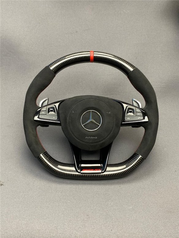 Carbon fiber AMG Steering Wheel for Mercedes-Benz E-Class C-Class W205 W213-Mercedes Benz