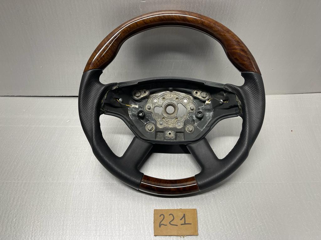 Volante per Mercedes Classe S W221 in legno originale-Mercedes Benz