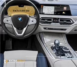 BMW X6 (G06) 2019 - Heute Digitaler Tacho (mit Sensor) 12,3 ExtraShield Screeen Protector-X6 SERIES E71 F16 G06
