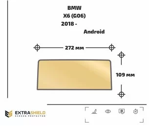 BMW X6 (G06) 2018 - Oggi la protezione multimediale Android ExtraShield per i pannelli-X6 SERIES E71 F16 G06