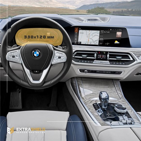 BMW X7 (G07) 2018 - Heute Digitaler Tacho (ohne Sensor) 12,3 ExtraShield Screeen Protector-X7 SERIES BMW X7 (G07) 2018 - Heute Digitaler Tacho (ohne Sensor) 12,3 ExtraShield Screeen Protector-X7 SERIES