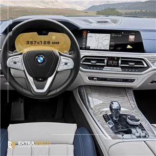 BMW X7 (G07) 2018 - Heute Digitaler Tacho (mit Sensor) 12,3 ExtraShield Screeen Protector-X7 SERIES