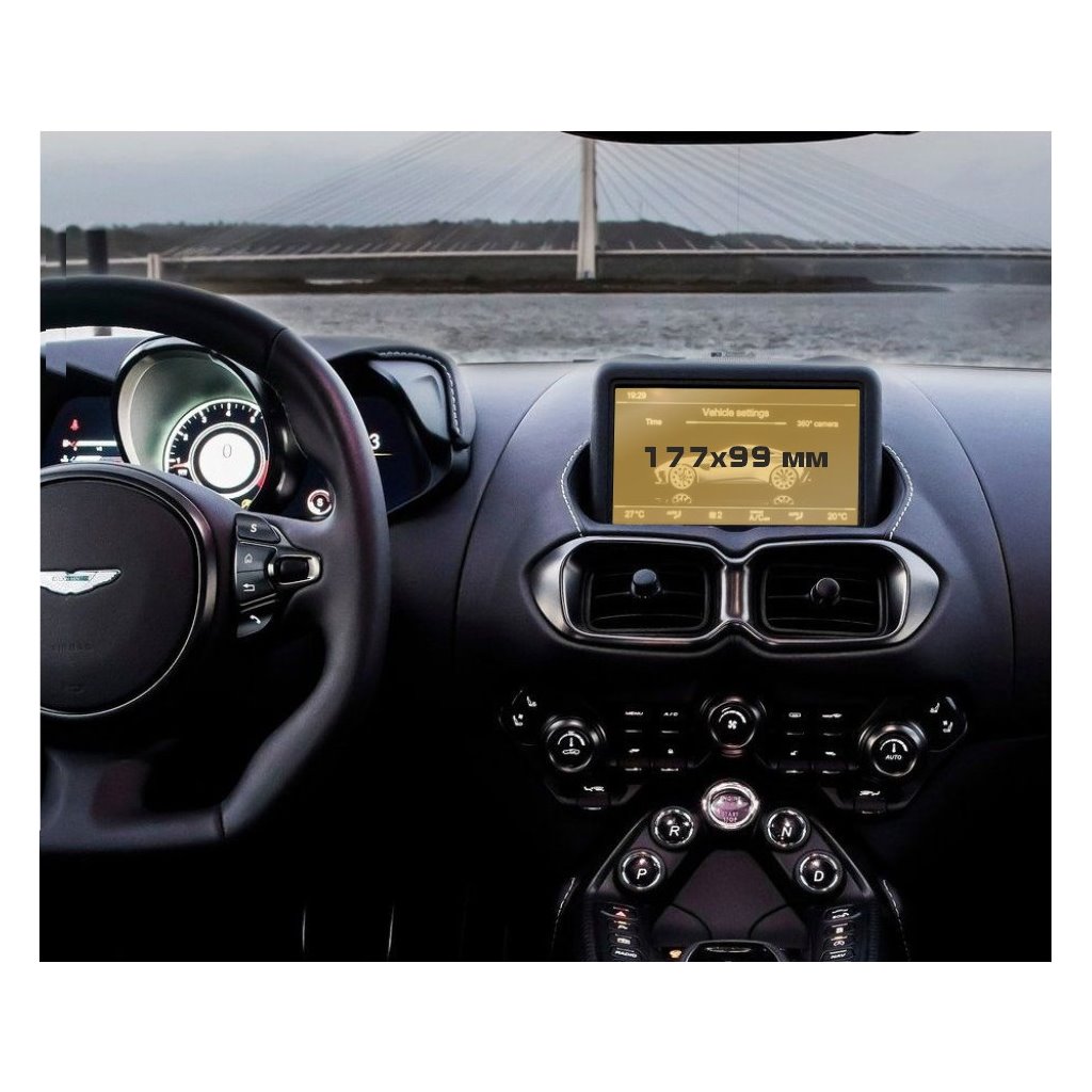 Aston Martin DBS 2018 - Present Multimedia 12 ExtraShield Screeen Protector-PanzerGlass