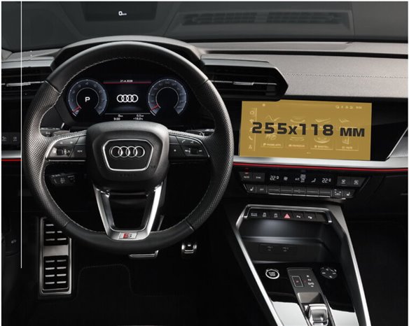 Audi A3 (8Y) 2020-Presnt. Multimedia MMI Navigation plus 10,1 ExtraShield Screeen Protector-PanzerGlass Audi A3 (8Y) 2020-Presnt. Multimedia MMI Navigation plus 10,1 ExtraShield Screeen Protector-PanzerGlass