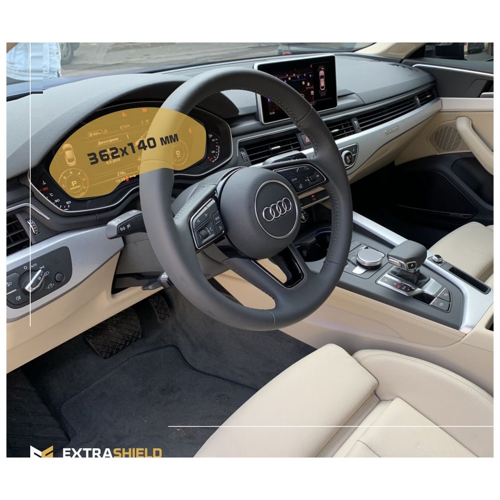 Audi A4 (B9) Pre-facelift 2015 - 2020 Tachimetro digitale analogico 12 ExtraShield Screeen Protector-AUDI A4