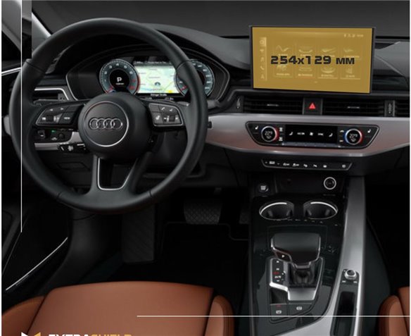 Audi A4 (B9) Pre-facelift 2015 - 2020 Multimedia MMI 8.3 ExtraShield Screeen Protector-AUDI A4
