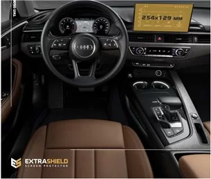 Audi A4 (B9) Facelift 2019 - Gegenwart Multimedia MMI 10,1 ExtraShield Screeen Protector-AUDI A4