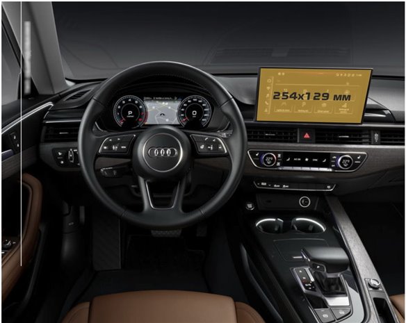 Audi A5 (F5) Facelift 2019 - Present Multimedia MMI 10,1 ExtraShield Screeen Protector-AUDI A5 Audi A5 (F5) Facelift 2019 - Present Multimedia MMI 10,1 ExtraShield Screeen Protector-AUDI A5