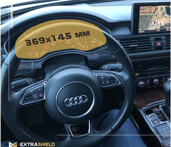 Audi A6 (?8) 2018 - Present Digital Speedometer ExtraShield Screeen Protector-AUDI A6
