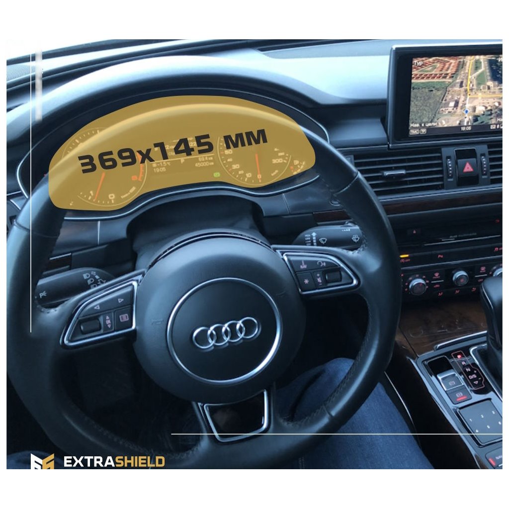 Audi A6 (?8) 2018 - Heute Digitaler Tacho ExtraShield Schirmblechschutz-AUDI A6 Audi A6 (?8) 2018 - Heute Digitaler Tacho ExtraShield Schirmblechschutz-AUDI A6