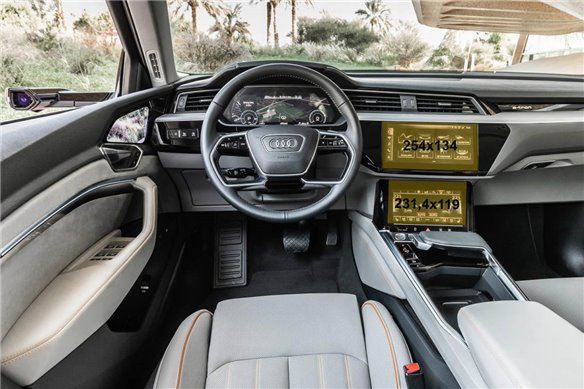Audi E-tron 2018 - Present Multimedia + Climate-Control 10,1-8,6 ExtraShield Screeen Protector-E-Tron GT