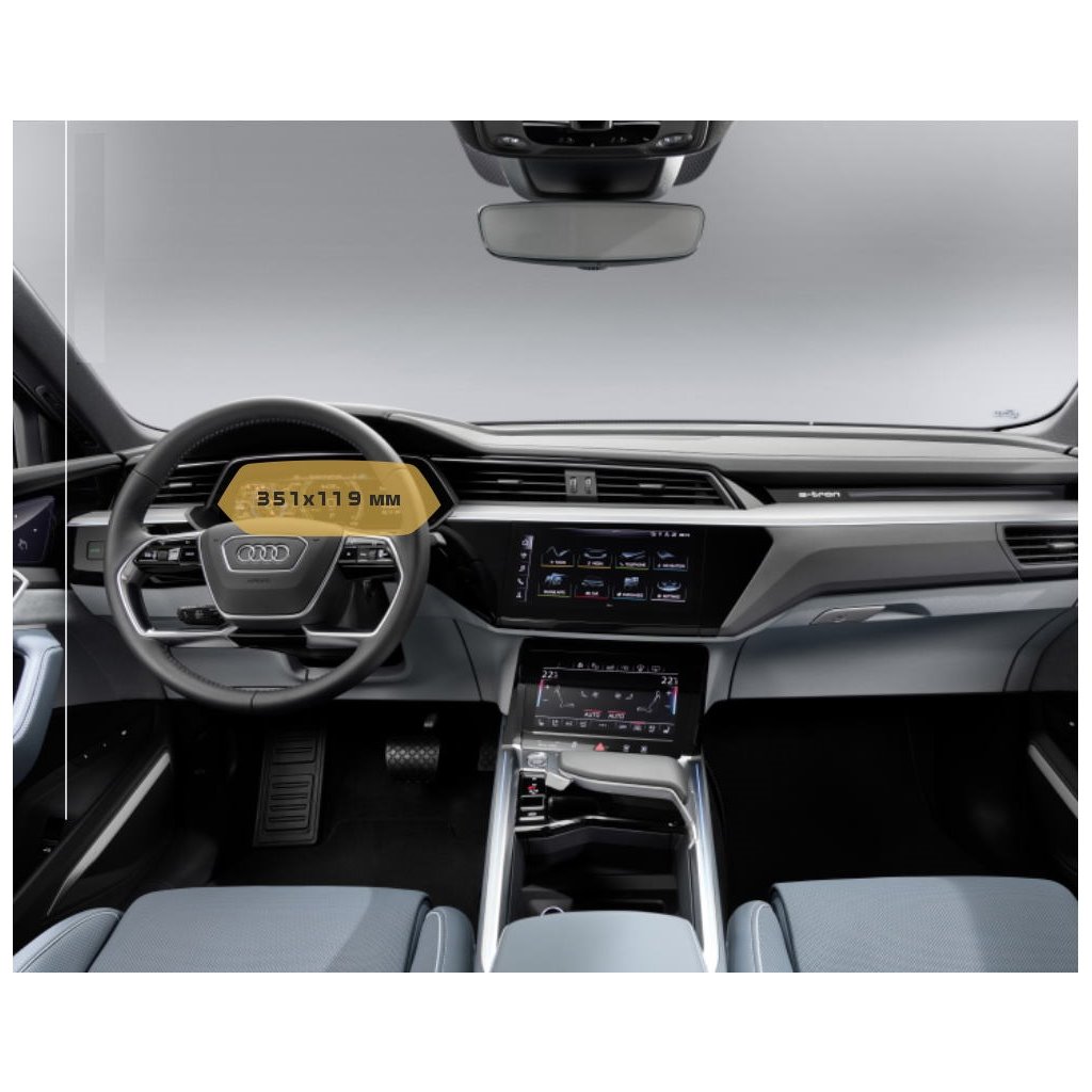 Audi E-tron GT (RS) 2021 - Presente Tachimetro digitale 12,3 ExtraShield Screeen Protector-E-Tron GT