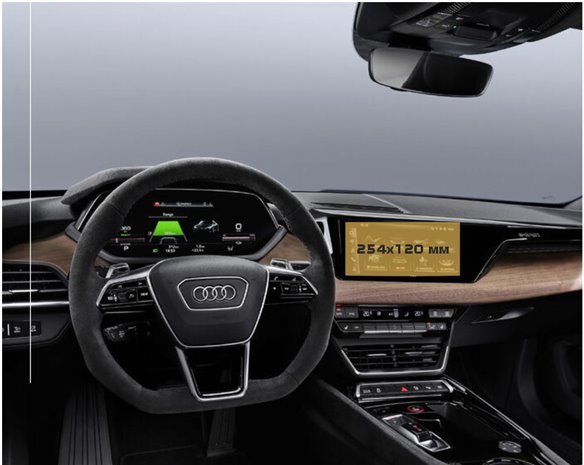 Audi E-tron GT (RS) 2021 - Present Multimedia 10,1 ExtraShield Screeen Protector-E-Tron GT