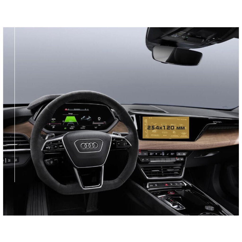 Audi E-tron GT (RS) 2021 - Present Multimedia 10,1 ExtraShield Screeen Protector-E-Tron GT