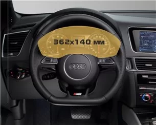 Audi Q5 II (FY) Pre-facelift 2016 - 2019 Tachimetro digitale ExtraShield Screeen Protector-AUDI Q5