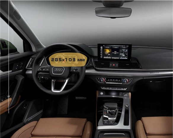 Audi Q5 II (GJ) 2021 2020 - Heute Digitaler Tacho Audi Virtual Cockpit 8,3 ExtraShield Screeen Protector-AUDI Q5