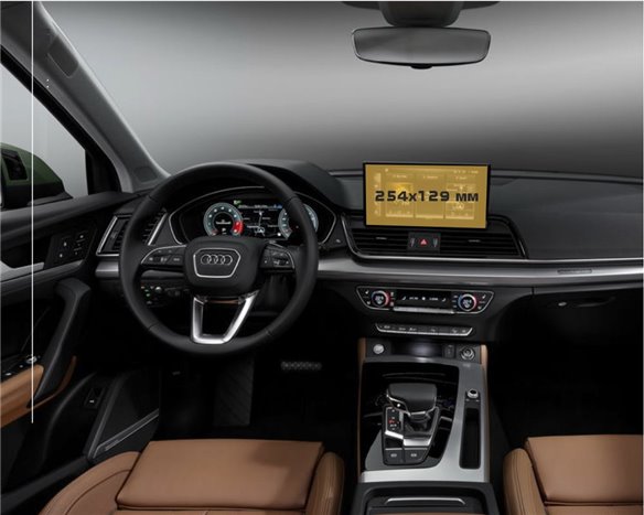 Audi Q5 II (FY) 2021 2020 - Oggi Multimedia MMI 8.3 ExtraShield Screeen Protector-AUDI Q5