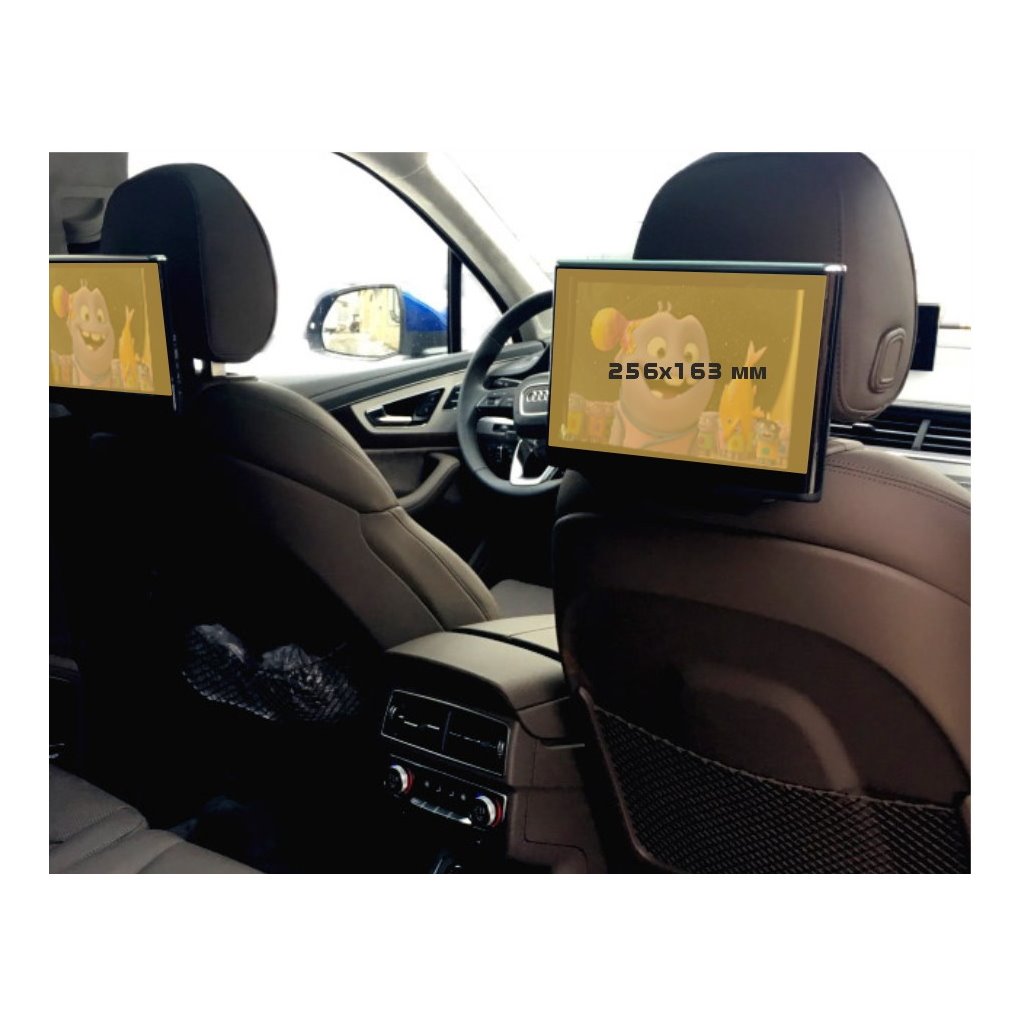 Audi Q7 II (4M) Pre-facelift 2016 - 2019 Passenger monitors (2 pcs.) ExtraShield Screeen Protector-AUDI Q7 Audi Q7 II (4M) Pre-facelift 2016 - 2019 Passenger monitors (2 pcs.) ExtraShield Screeen Protector-AUDI Q7