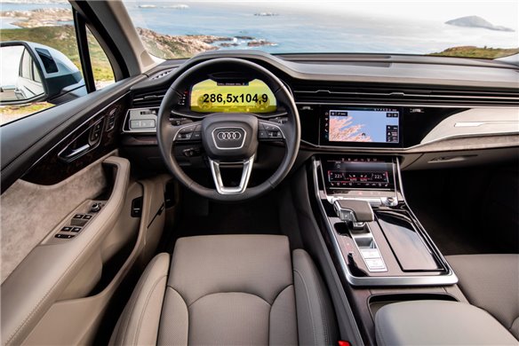 Audi Q7 II (4M) Facelift 2019- Present Digital Speedometer Audi Virtual Cockpit 12,3 286,5x104,9 xx ExtraShield Screeen Protect-