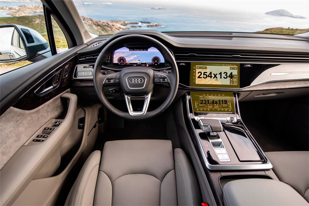 Audi Q7 II (4M) Facelift 2019- Aktuell Multimedia + Klimaautomatik 10,1-8,6 ExtraShield Screeen Protector-AUDI Q7