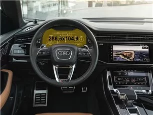 Audi Q8 (4MN) 2018 - Oggi tachimetro digitale Audi Virtual Cockpit 12,3 ExtraShield Screeen Protector-AUDI Q8